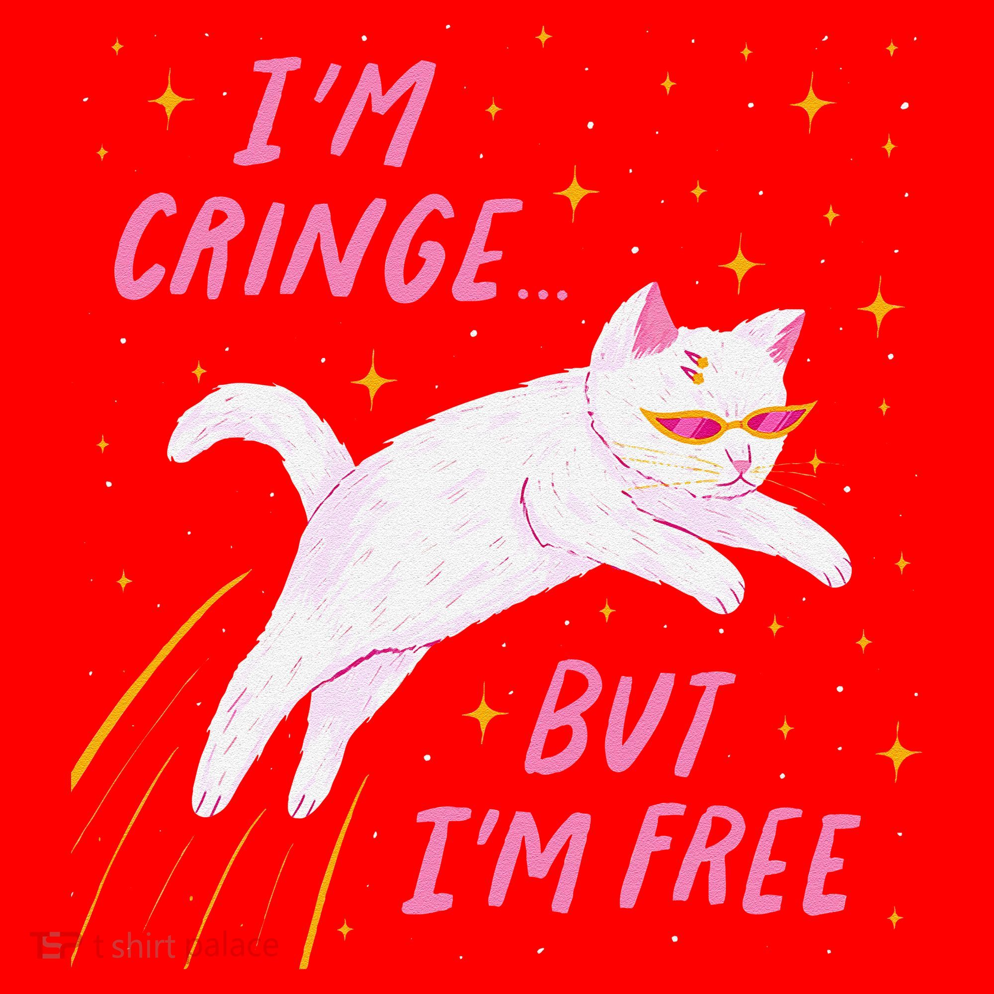 IM Cringe But IM Free Funny Santa Hat