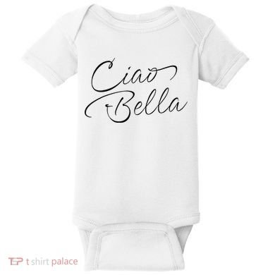 Italian Ciao Bella Baby Bodysuit