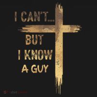 I CanT But I Know A Guy Jesus Cross Funny Christian Apron thumb 3