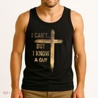 I CanT But I Know A Guy Jesus Cross Funny Christian Tank Top thumb 3