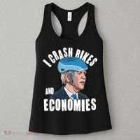 I Crash Bikes And Economies Anti Biden Women's Tank Top thumb 3
