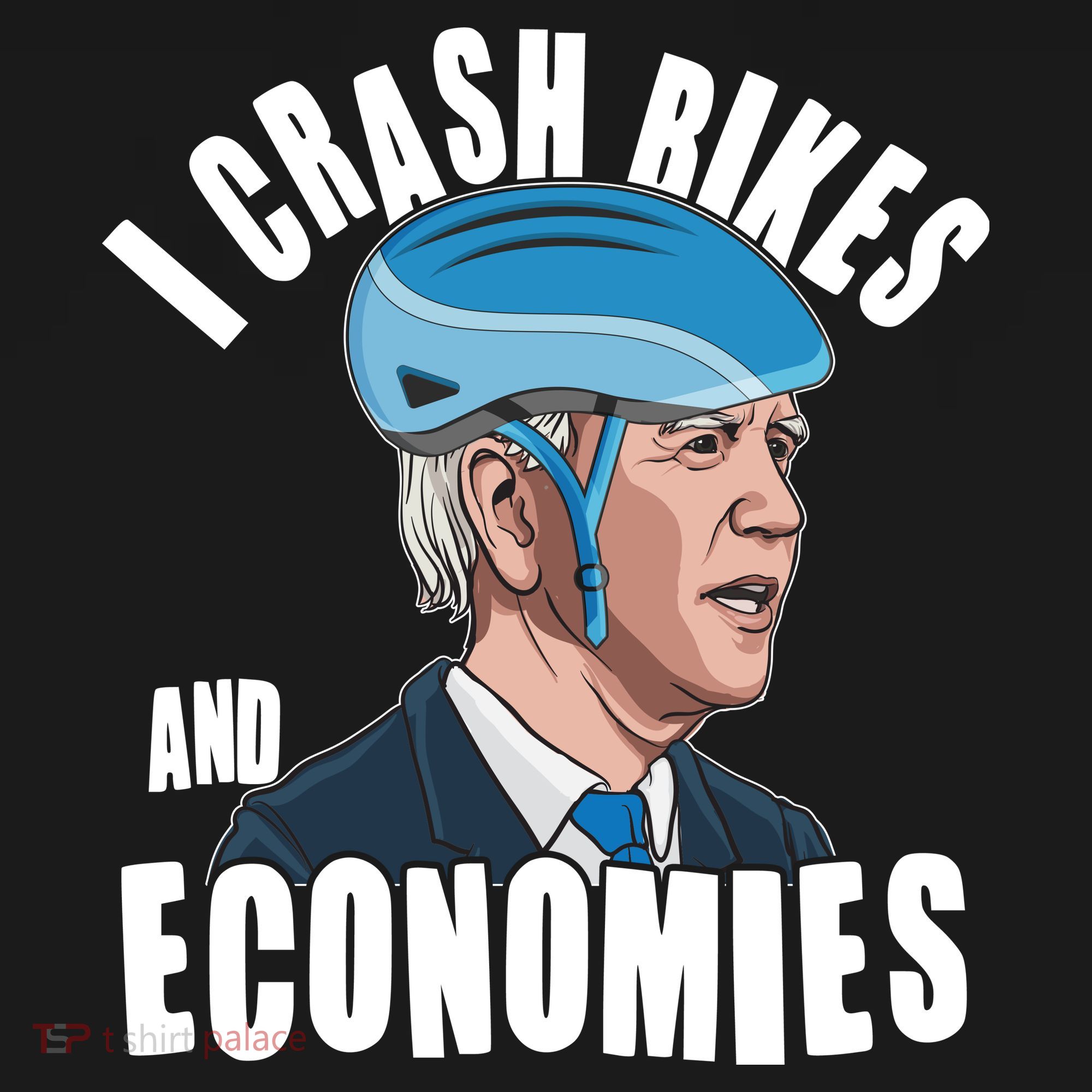 I Crash Bikes And Economies Anti Biden Women's Tank Top