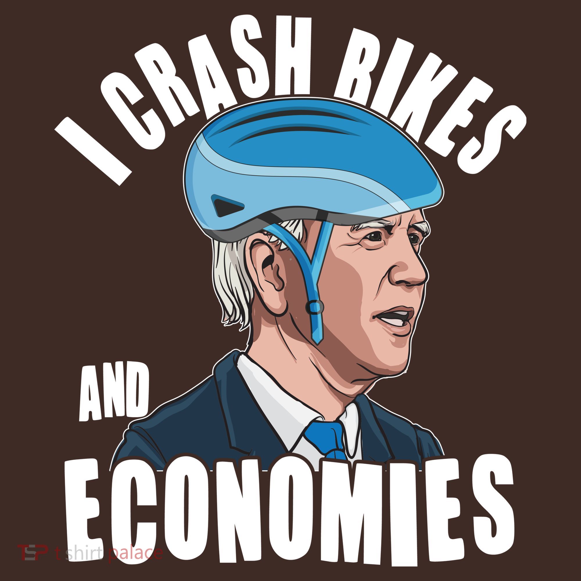 I Crash Bikes And Economies Anti Biden Mousepad
