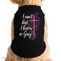 I CanT But I Know A Guy Jesus Cross Funny Christian Doggie Tank thumb 0