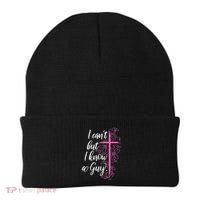 I CanT But I Know A Guy Jesus Cross Funny Christian Beanie thumb 0