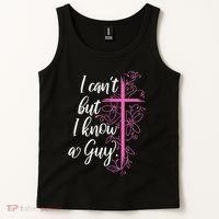 I CanT But I Know A Guy Jesus Cross Funny Christian Tank Top thumb 2