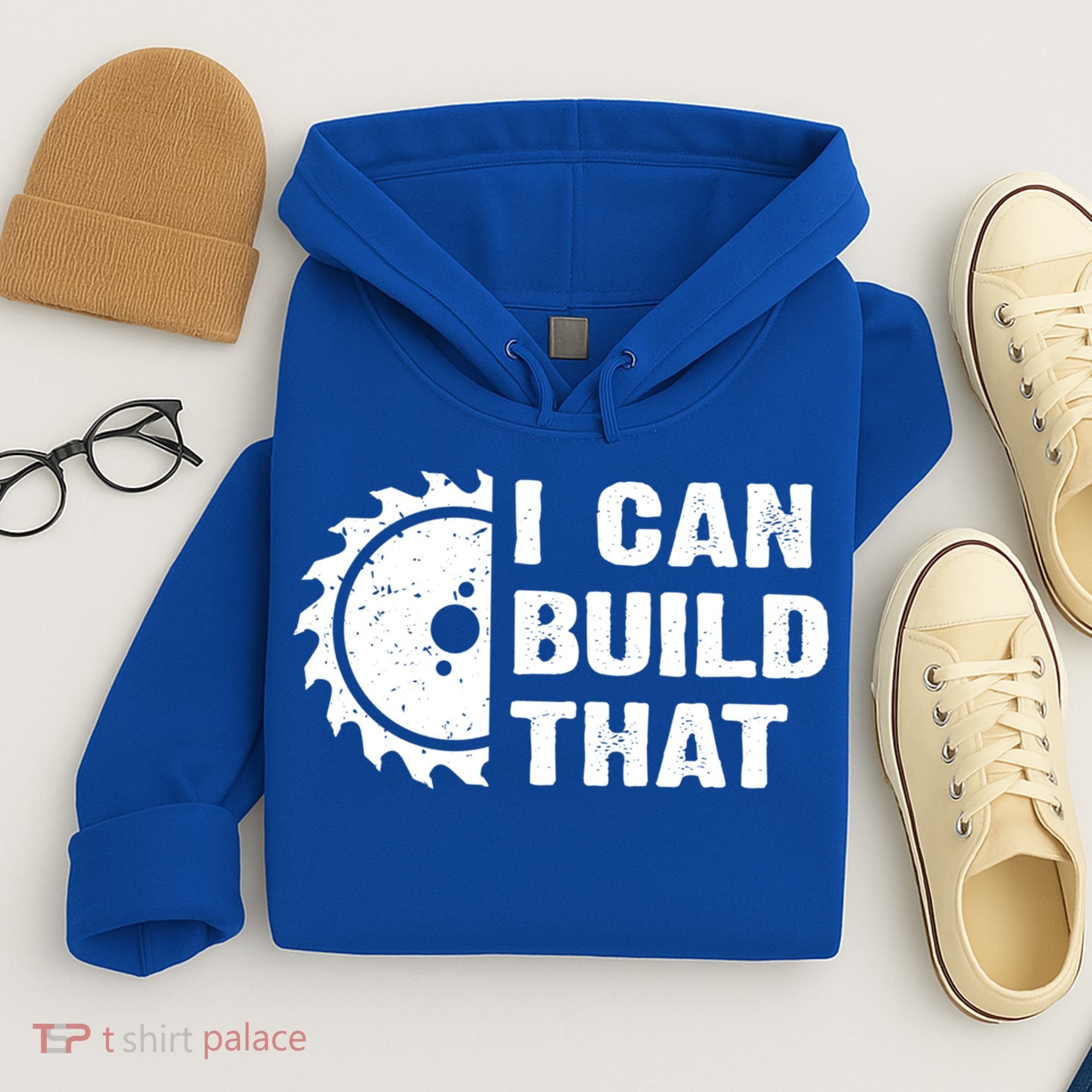 I Can Build That Woodworker Carpenter Funny Woodworking Gift Hoodie