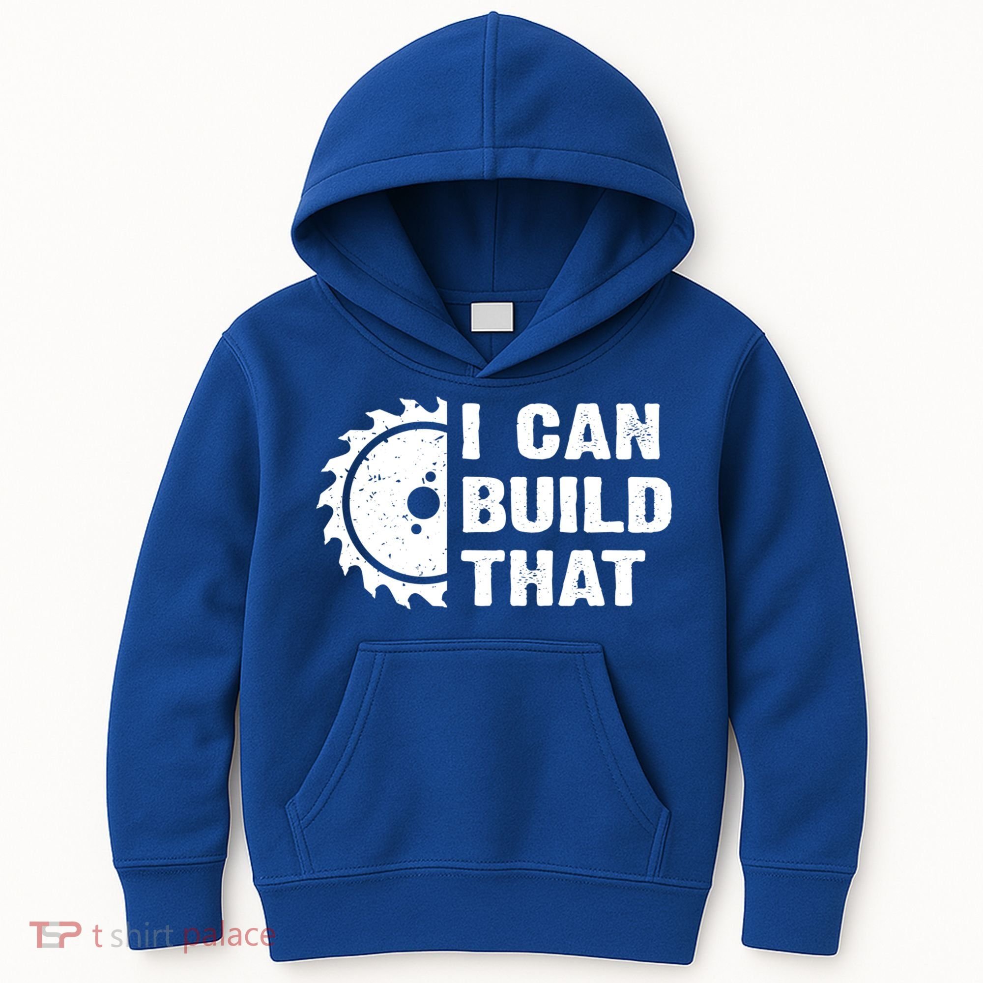I Can Build That Woodworker Carpenter Funny Woodworking Gift Kids Hoodie