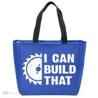 I Can Build That Woodworker Carpenter Funny Woodworking Gift Tote Bag thumb 0