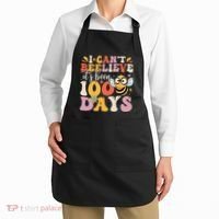I CanT Believe Its Been 100 Days Funny 100 Days Smarter Bee Apron thumb 2