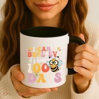 I CanT Believe Its Been 100 Days Funny 100 Days Smarter Bee Coffee Mug thumb 3