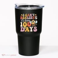 I CanT Believe Its Been 100 Days Funny 100 Days Smarter Bee Tumbler thumb 0
