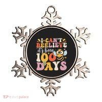 I CanT Believe Its Been 100 Days Funny 100 Days Smarter Bee Ornament thumb 0