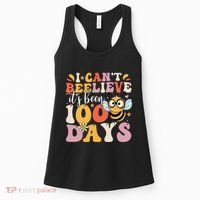 I CanT Believe Its Been 100 Days Funny 100 Days Smarter Bee Women's Tank Top thumb 0