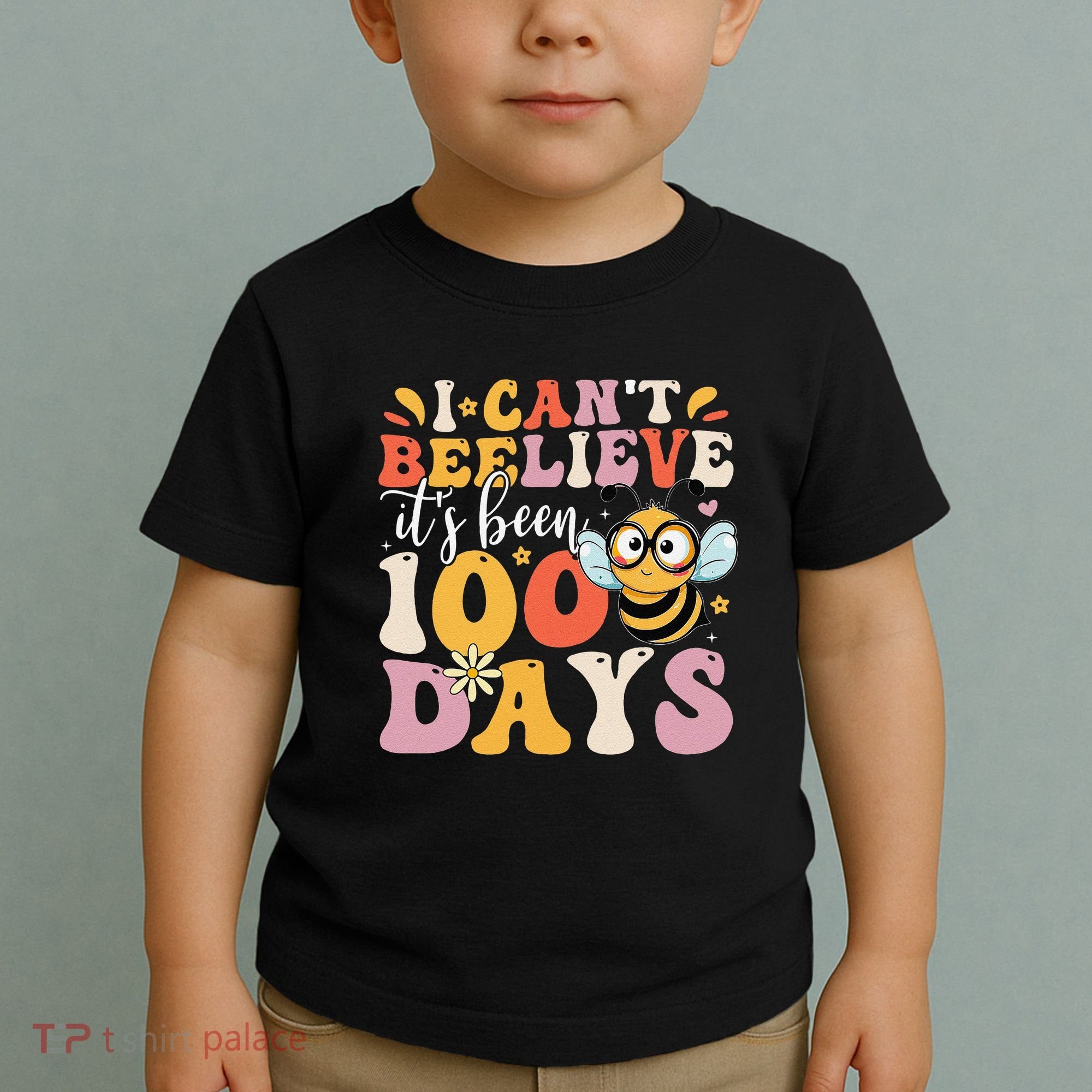 I CanT Believe Its Been 100 Days Funny 100 Days Smarter Bee Toddler T-Shirt