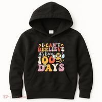 I CanT Believe Its Been 100 Days Funny 100 Days Smarter Bee Kids Hoodie thumb 0
