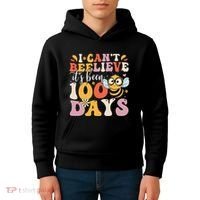 I CanT Believe Its Been 100 Days Funny 100 Days Smarter Bee Kids Hoodie thumb 4