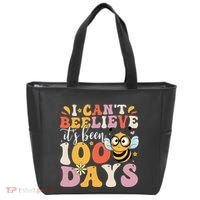 I CanT Believe Its Been 100 Days Funny 100 Days Smarter Bee Tote Bag thumb 0