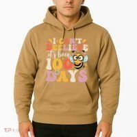 I CanT Believe Its Been 100 Days Funny 100 Days Smarter Bee Hoodie thumb 2