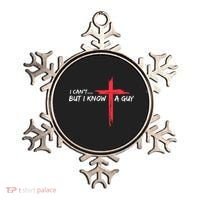 I Can't But I Know A Guy Jesus Cross Funny Christian  Ornament thumb 0