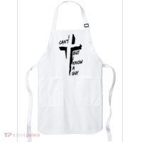 I CanT But I Know A Guy Jesus Cross Christian Christmas Apron thumb 0