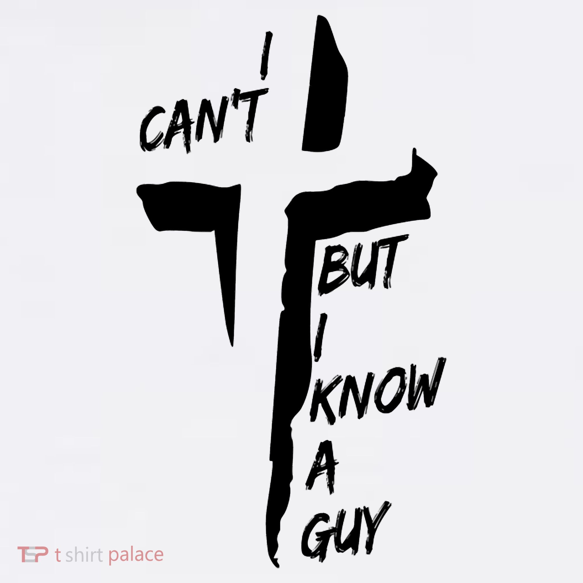 I CanT But I Know A Guy Jesus Cross Christian Christmas Women's Tank Top