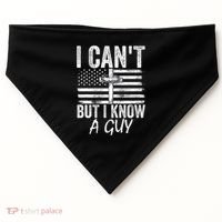 I Cant But I Know A Guy Jesus Cross Funny Christian USA-Made Doggie Bandana thumb 0