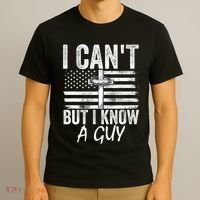 I Cant But I Know A Guy Jesus Cross Funny Christian T-Shirt thumb 3