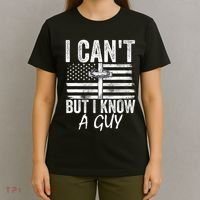 I Cant But I Know A Guy Jesus Cross Funny Christian T-Shirt thumb 4
