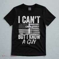 I Cant But I Know A Guy Jesus Cross Funny Christian T-Shirt thumb 5