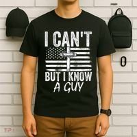 I Cant But I Know A Guy Jesus Cross Funny Christian T-Shirt thumb 6