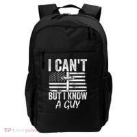 I Cant But I Know A Guy Jesus Cross Funny Christian Backpack thumb 0