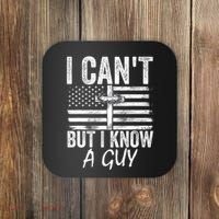 I Cant But I Know A Guy Jesus Cross Funny Christian Coaster thumb 0