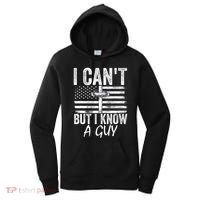 I Cant But I Know A Guy Jesus Cross Funny Christian Women's Hoodie thumb 0