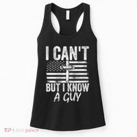 I Cant But I Know A Guy Jesus Cross Funny Christian Women's Tank Top thumb 0