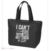 I Cant But I Know A Guy Jesus Cross Funny Christian Tote Bag thumb 3