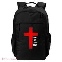 I Cant But I Know A Guy Jesus Cross Backpack thumb 0