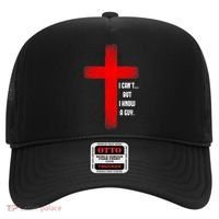 I Cant But I Know A Guy Jesus Cross Hat thumb 0