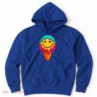 Ice Cream Cone Drip Smile Face  Hoodie thumb 0