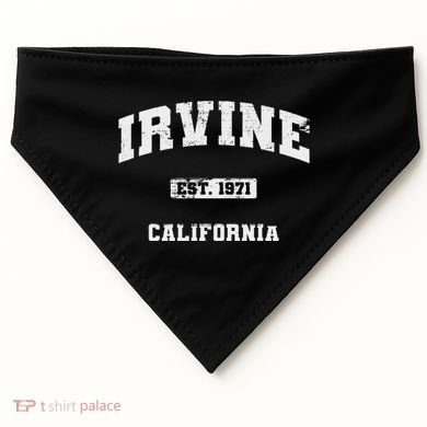 Irvine California Ca Vintage State Athletic Style USA-Made Doggie Bandana