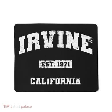Irvine California Ca Vintage State Athletic Style Mousepad