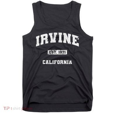Irvine California Ca Vintage State Athletic Style Tank Top
