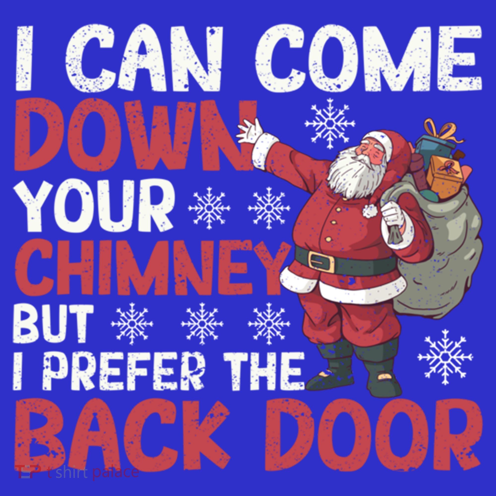 I Can Come Down Your Chimney Dirty Santa Claus Jokes Xmas Pj Cute Gift Women's Tank Top