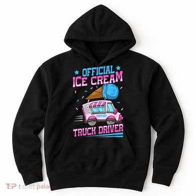 Ice Cream Cone Design For An Ice Cream Truck Driver Hoodie