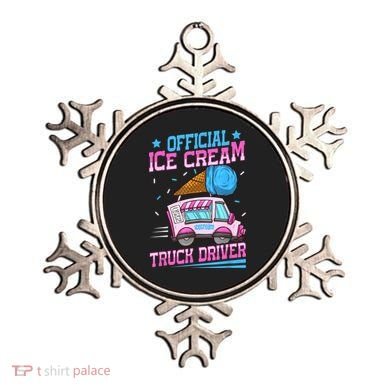 Ice Cream Cone Design For An Ice Cream Truck Driver Ornament