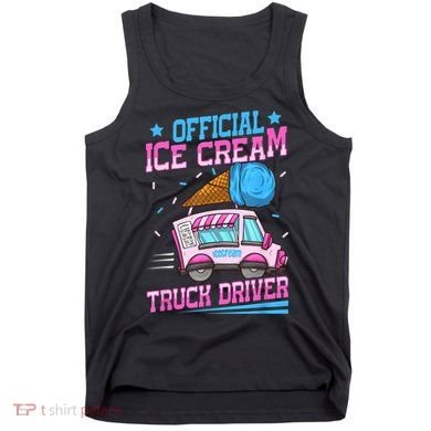 Ice Cream Cone Design For An Ice Cream Truck Driver Tank Top