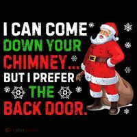 I Can Come Down Your Chimney Funny Santa Claus Christmas Great Gift Coffee Mug thumb 5