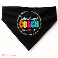 Instructional Coach Crew Back To School Matching Group USA-Made Doggie Bandana thumb 0
