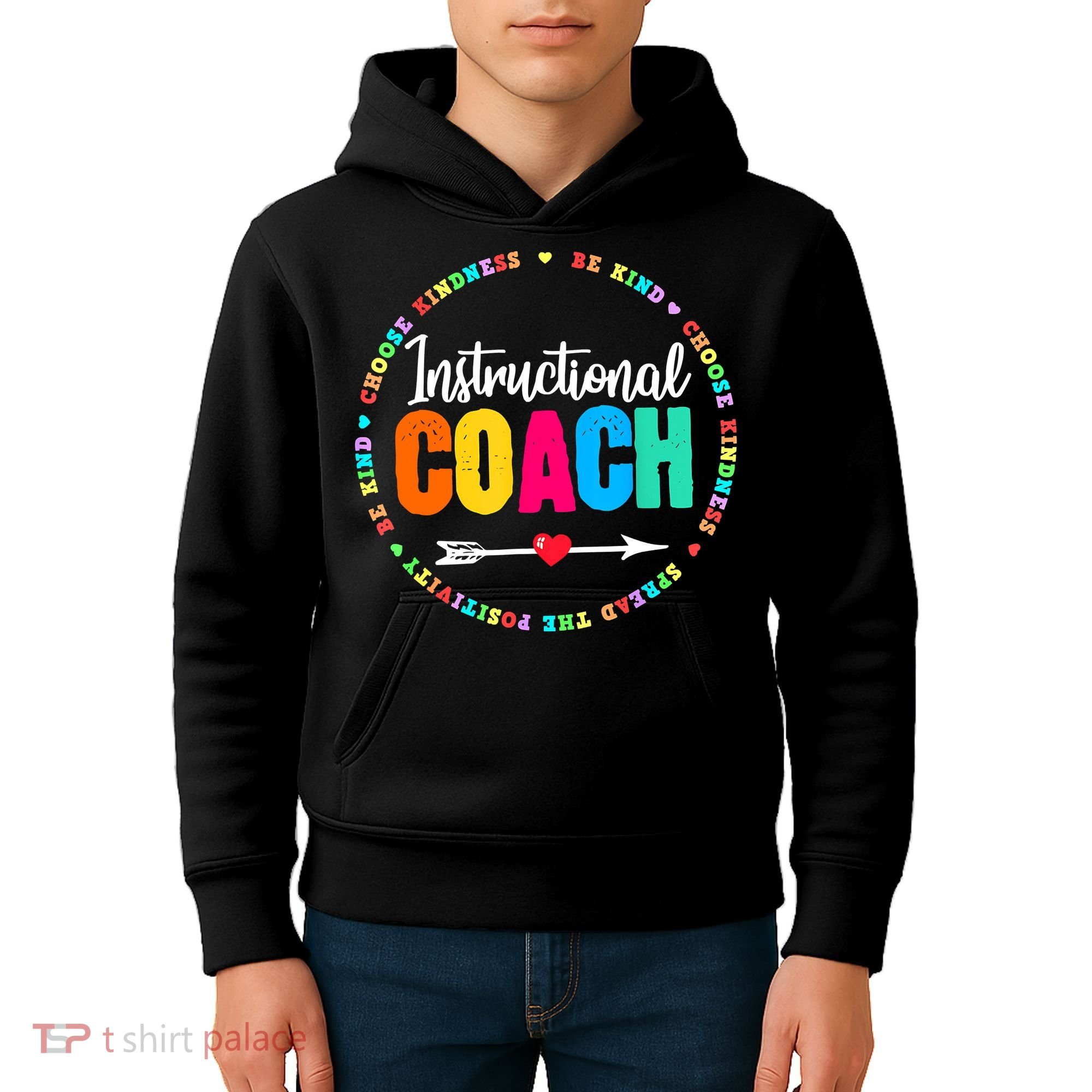 Instructional Coach Crew Back To School Matching Group Kids Hoodie