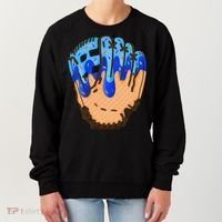 Ice Cream Cone Baseball Glove Drip Women's Sweatshirt thumb 0